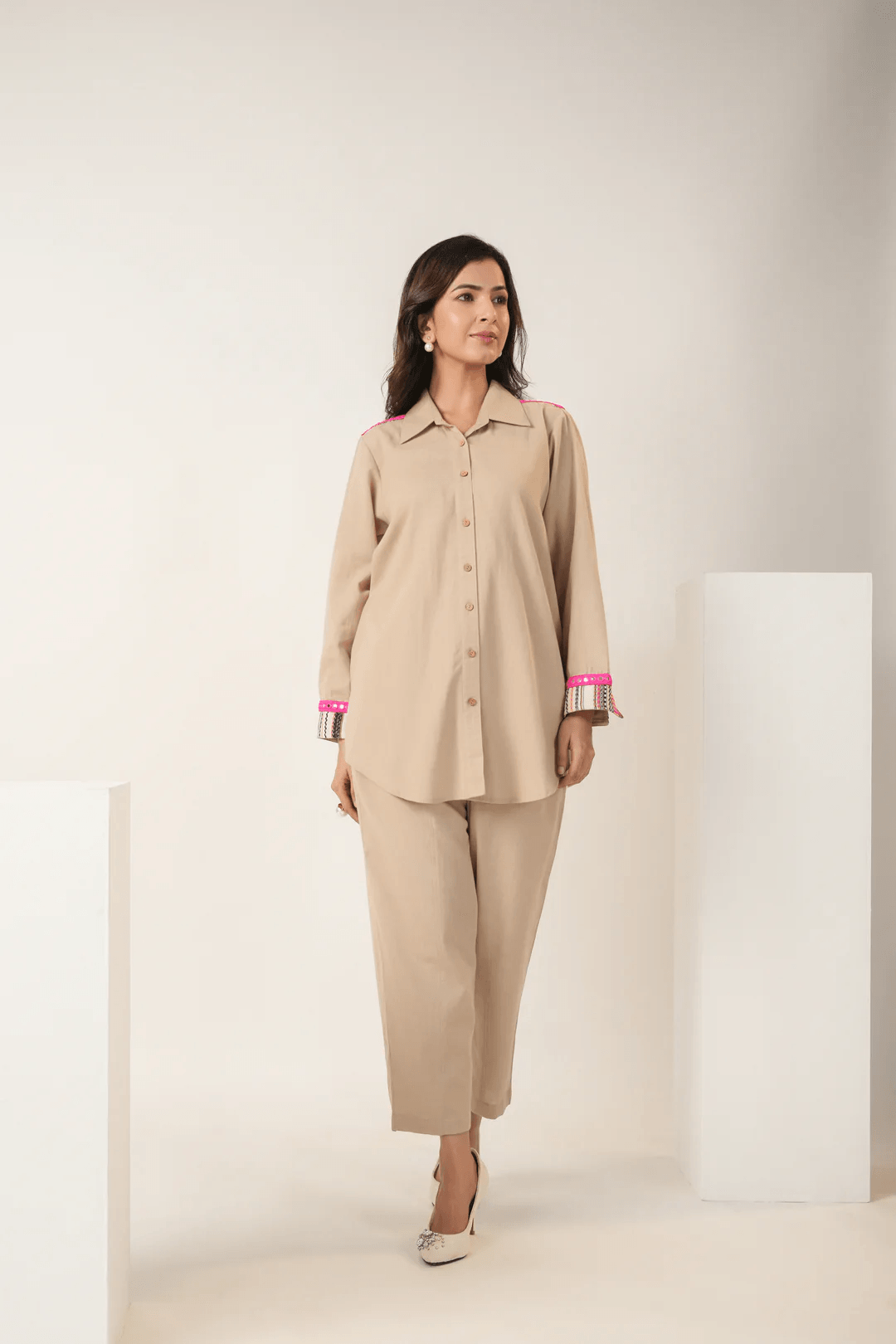 SAFEDA KAFTAN SET