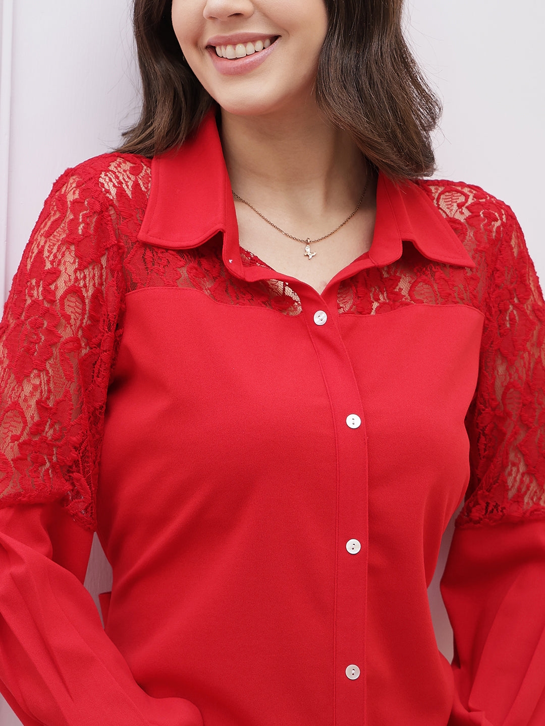 Athena Cuffed Sleeves Shirt Dress