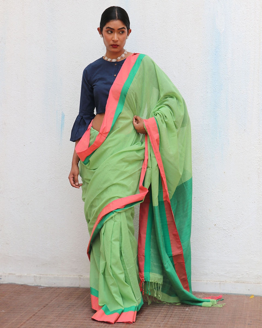 FLORA HANDWOVEN COTTON SAREE