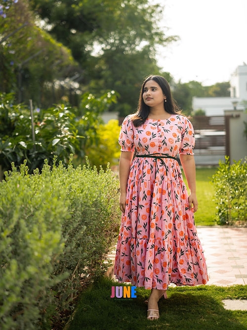 Citrus layered dress