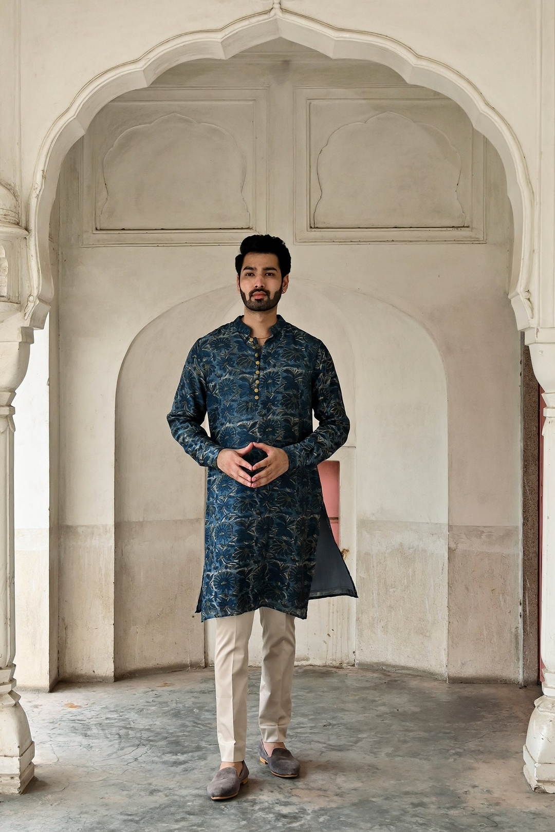 OJHAS KURTA - BLUE