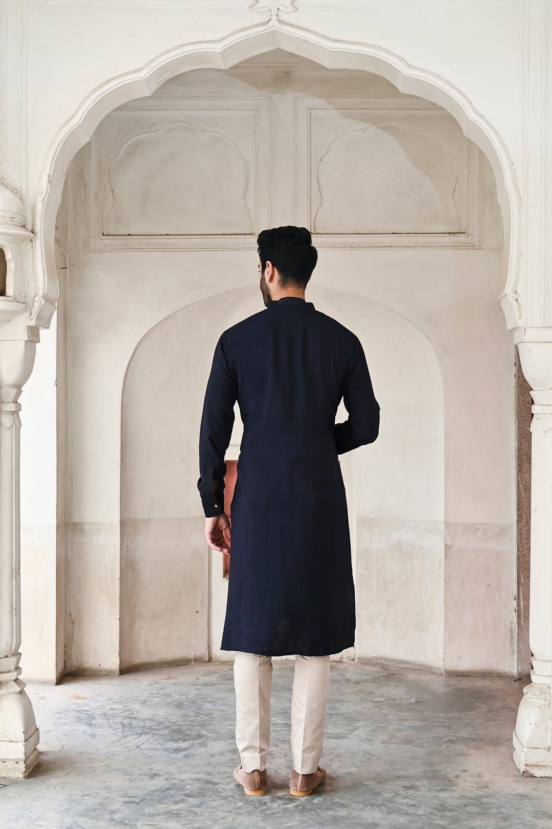 TANDEV KURTA- DARK BLUE