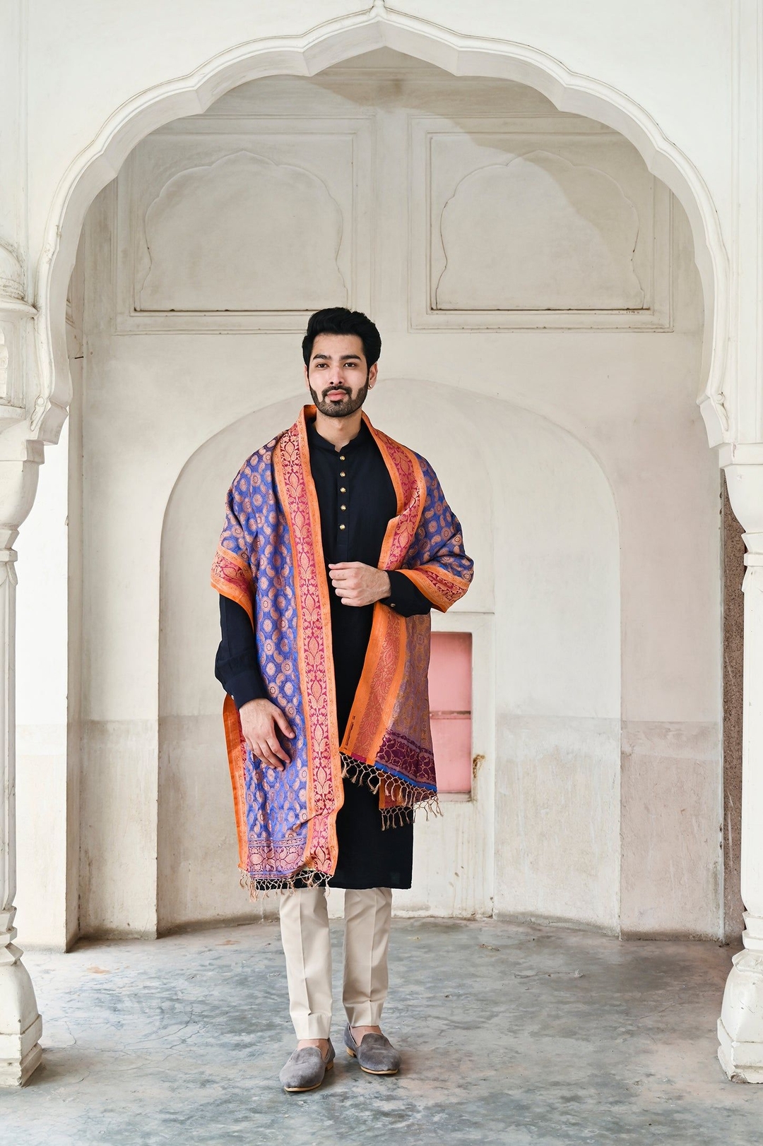 TANDEV KURTA- DARK BLUE