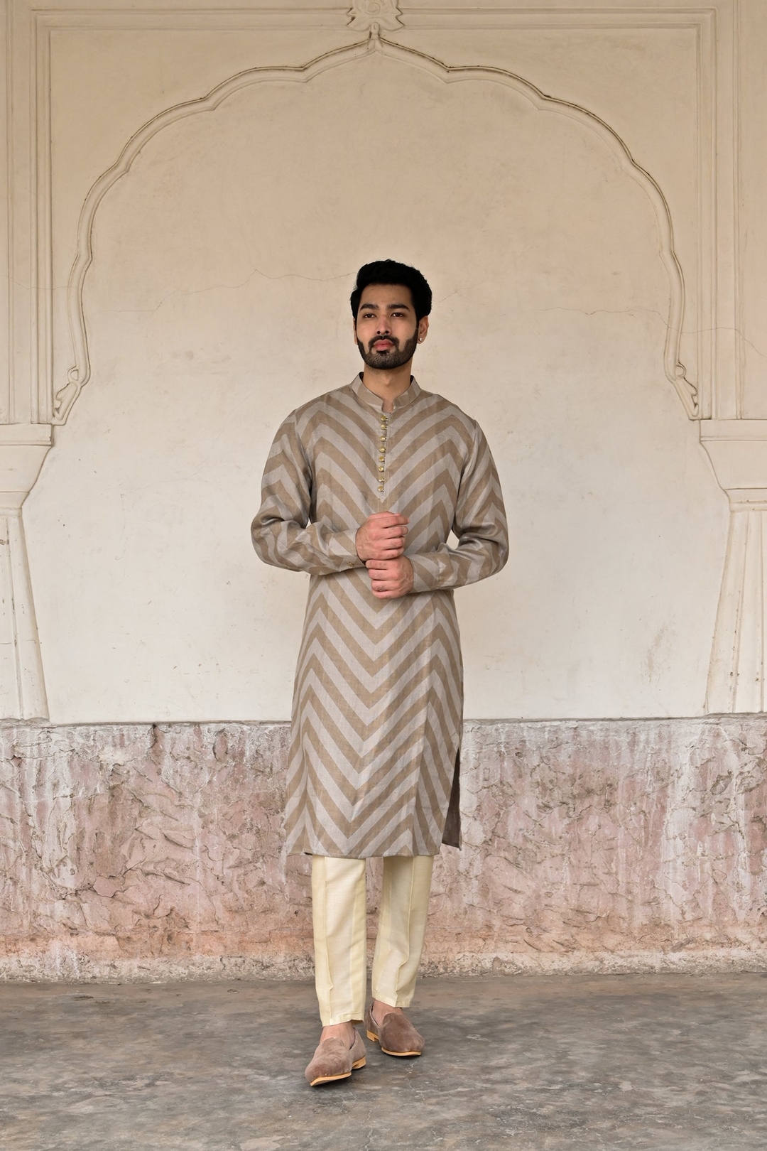 DHANESH KURTA - GREY