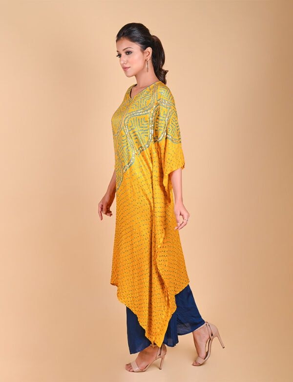 Wave Sequence Kaftan-Yellow