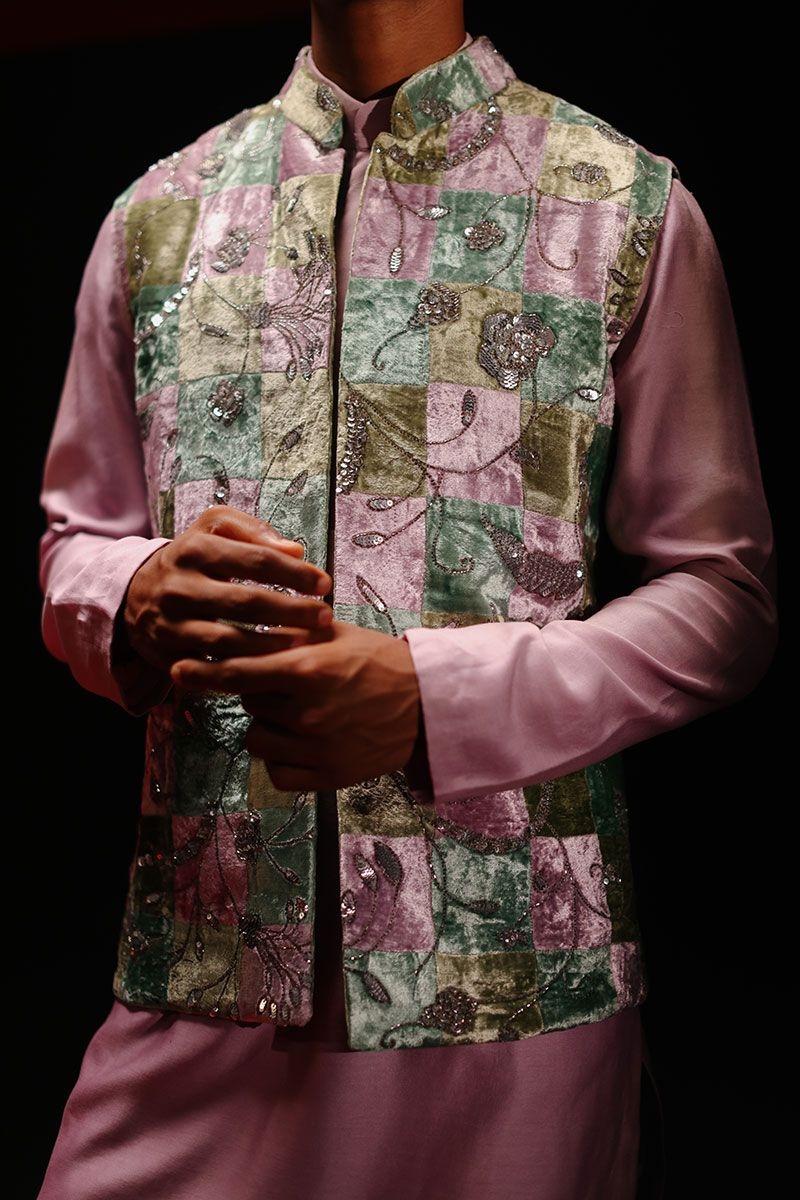 Elysian lilac kurta set