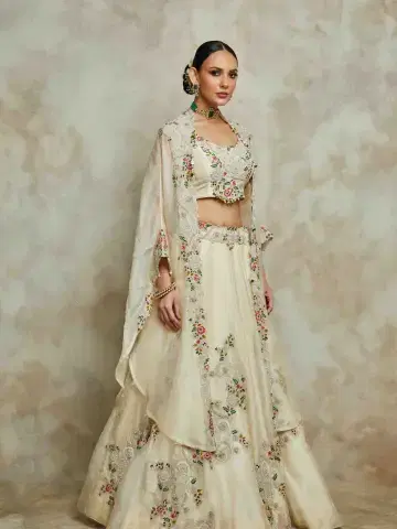 Women wearing a  lehenga